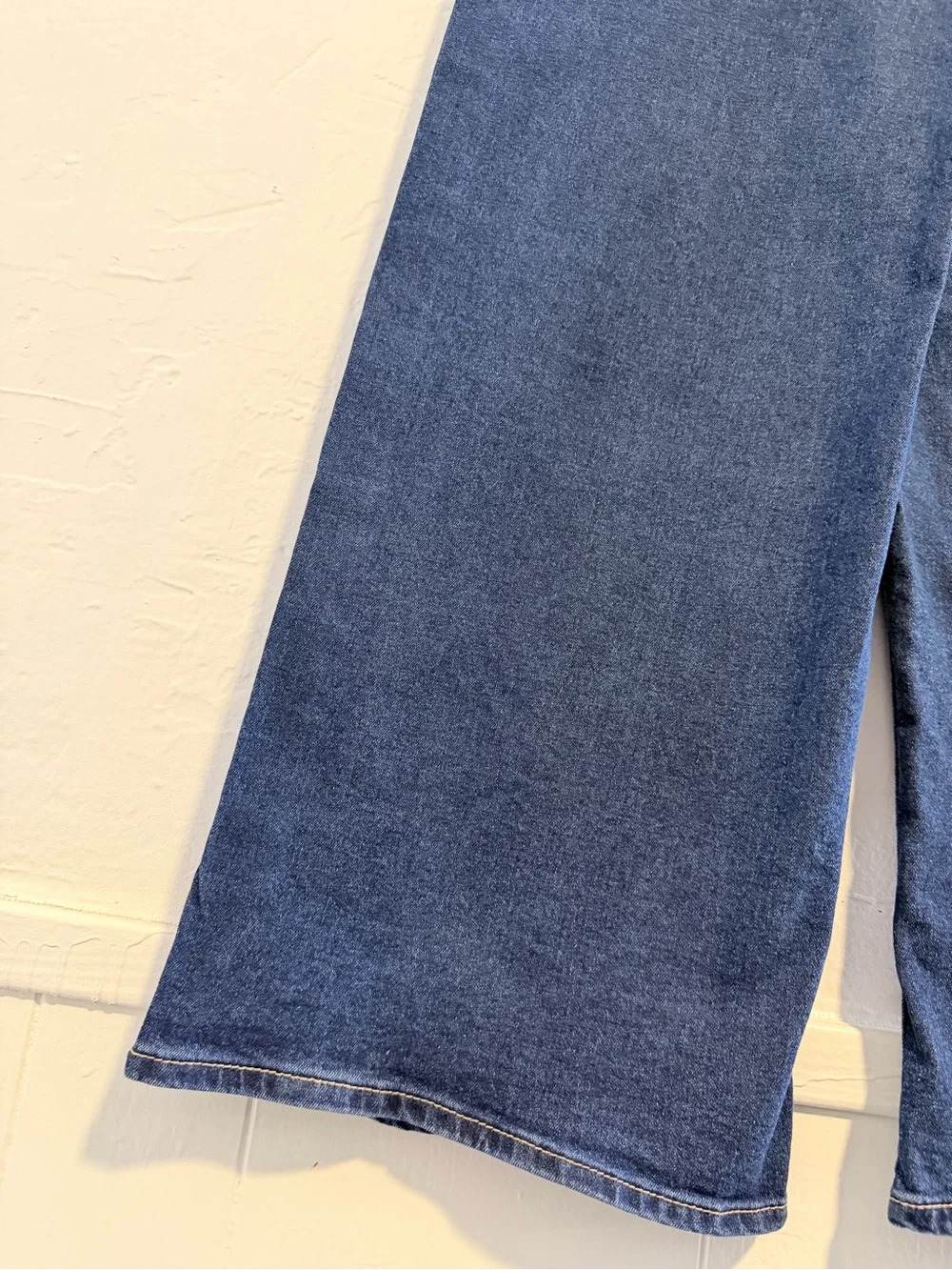 Vigoss Dark Blue Wide Leg Jeans with Silver Studs